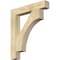 Ekena Millwork Westlake Block Rough Sawn Bracket, Douglas Fir, 4"W x 26"D x 30"H BKT04X26X30WTL05RDF - alternate 1